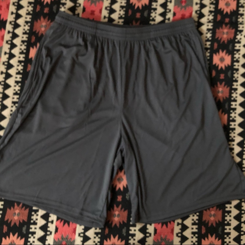 Sport-Tek Gray Athletic Shorts